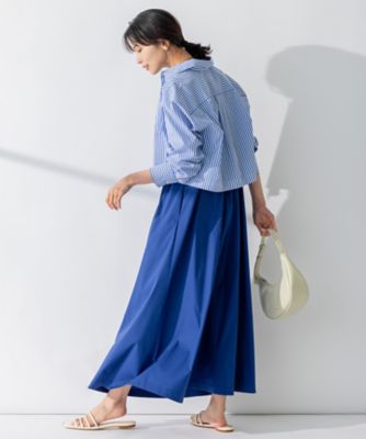 CLASSY．コラボ／洗える】シャツアンサンブル ワンピース