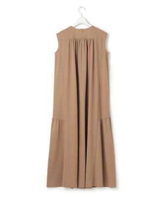 洗える】ライトピケジャージー ティアード ワンピース