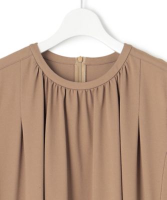 23SS✨極美品✨23区 ライトピケジャージーティアードワンピース 大きいサイズ 洗える】ライトピケジャージー ティアード ワンピース / 23区