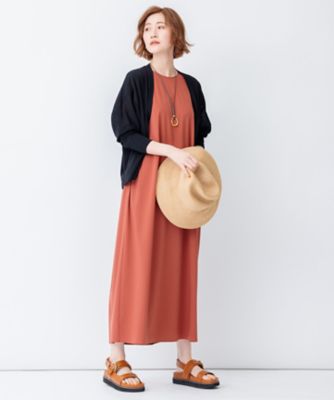 極美品♡ セオリーリュクス ショートスリーブロングワンピース 洗える 38 極美品♡ セオリーリュクス ショートスリーブロングワンピース