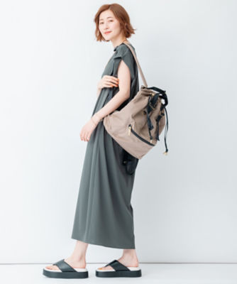 洗える】ライトスムース ロング ワンピース（OPWOSM0637