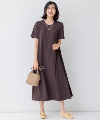 ゆー様 ワンピース M茶色 ワンピース ロングワンピース マキシ フレアワンピース