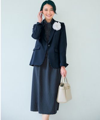 洗える】ジオメトリックパターン ワンピース（OPWOSS0008