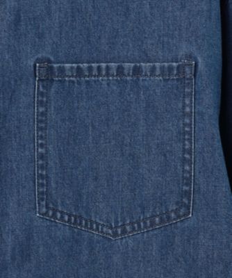 23区DENIM ライトダンガリー シャツワンピース 洗える】23区DENIM ライトダンガリー シャツ ワンピース / 23区