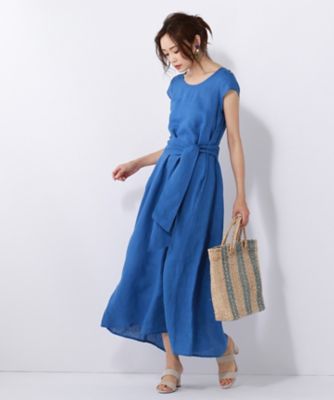 ｌｉｂｅｃｏ ｌｉｎｅｎ ａライン ワンピース ｏｐｗｏｙｍ０６０３ ２３区 ニジュウサンク ワンピース の通販 伊勢丹オンラインストア