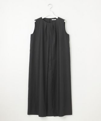 ＜自由区 L (Women/大きいサイズ)＞【ＷＥＢ限定カラーあり・洗える】タッサーポプリンノースリーブ　ワンピース（ＯＰＷＲＣＭ０４１２）