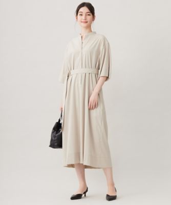 ＜自由区 L (Women/大きいサイズ)＞【カタログ掲載・接触冷感・ＵＶケア・洗える】ファンクショナルクロス　ワンピース（ＯＰＷＲＣＭ０６０２）