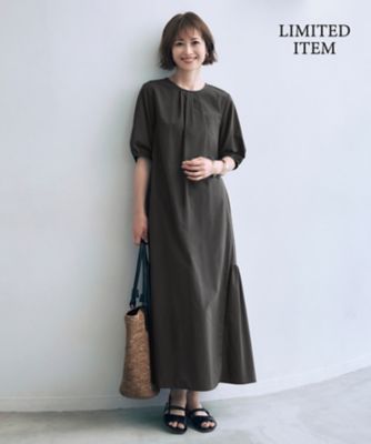 ＜自由区 L (Women/大きいサイズ)＞【１７号サイズまで展開・ＷＥＢ限定】ファンクショナル　ドレス（ＯＰＷＲＧＡ６７０３）