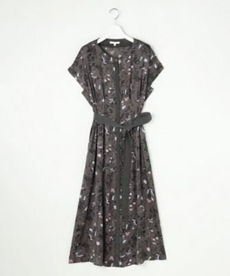 ＜自由区 L (Women/大きいサイズ)＞【ご好評につき追加生産・新色追加】ハーバルフロープリント　ワンピース（ＯＰＷＲＳＭ０４１５）