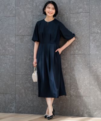 美品✨23区 2024 半袖 エフォートレスダブルクロス バルーンスリーブ 洗える】エフォートレスダブルクロス バルーンスリーブ