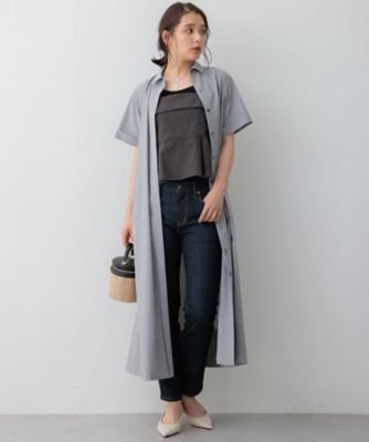 【ＣＬＡＳＳＹ．コラボ】ビスチェコンビ　シャツワンピース（ＯＰＷＳＣＭ０５１４）