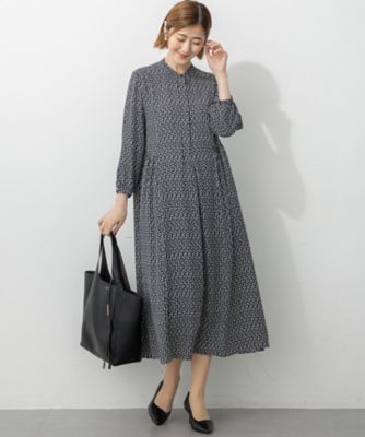 23区R(アール)ジオメトリックペイズリープリント ワンピース　32（未使用品） R(アール)】ジオメトリックペイズリープリント ワンピース / 23