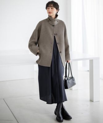 SOU・SOU ビエラ シャツワンピース 見えかくれ 消炭色 Fサイズ 完売品 洗える】TWビエラ シャツワンピース（OPWSGA0315） | 23区