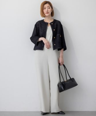 【一部店舗限定／吸水速乾／ＵＶカット／接触冷感／洗える】ストレッチジョーゼット　オールインワン（ＯＰＷＳＧＭ０８６４）
