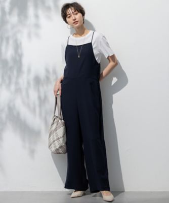 【一部店舗限定／吸水速乾／ＵＶカット／接触冷感／洗える】ストレッチジョーゼット　オールインワン（ＯＰＷＳＧＭ０８６４）