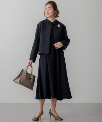 allureville ジョーゼットサファリポケットワンピース　ブラック　タグ付 美品allureville アルアバイル ジョーゼットサファリポケット