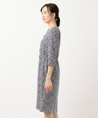 tibi プリントワンピース セール】 ◇ボタニカルラインプリントワンピース （ミニ丈・ひざ
