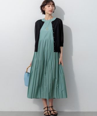 【新品】プリーツワンピース プリーツコンビ ワンピース（OPWSLM0607） | 23区 S (Women