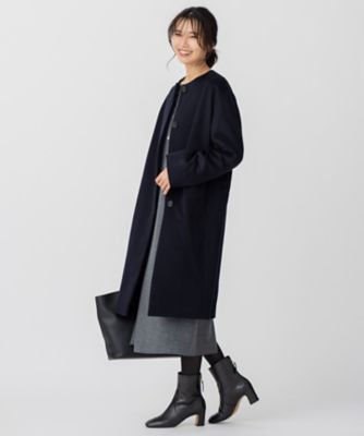 新品未使用✨23区 ウール圧縮スムース サック ワンピース　48 ウール圧縮スムース サック ワンピース（OPWSNW0417） | 23