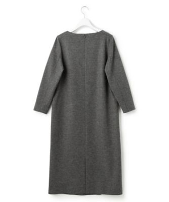新品未使用✨23区 ウール圧縮スムース サック ワンピース　48 ウール圧縮スムース サック ワンピース（OPWSNW0417） | 23