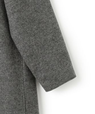 美品/23区/ウール圧縮スムースサックワンピース/縮絨/グレー/秋冬/38号 ウール圧縮スムース サック ワンピース（OPWSNW0417） | 23
