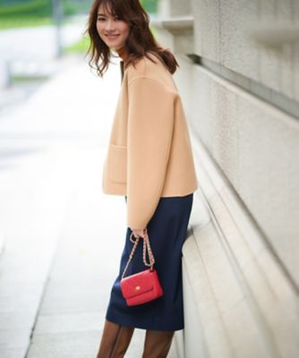 ウール圧縮スムース サック ワンピース（OPWSNW0417） | 23