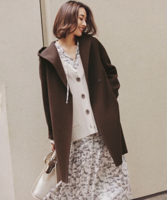 洗える】Ville de Paris プリント ティアード ワンピース