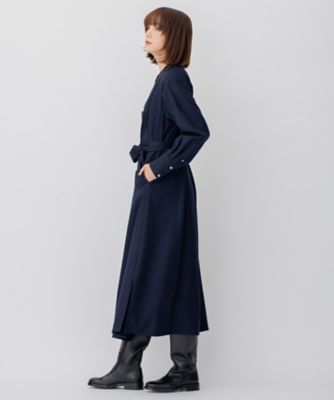 CLASSY．コラボ／洗える】ウールストレッチツイル ピンタック