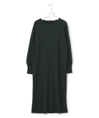 CLASSY．1月号掲載】ウールブレンド パール ニットワンピース