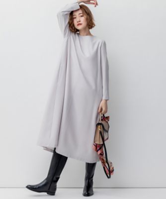 ウールジョーゼット Aライン ワンピース（OPWSSW0411