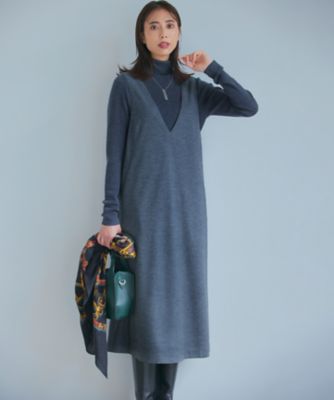 新品未使用タグ付き⭐︎23区 ウールミルドジャージー ジャンパースカート38 Sサイズ限定】ウールミルドジャージー ジャンパースカート / 23