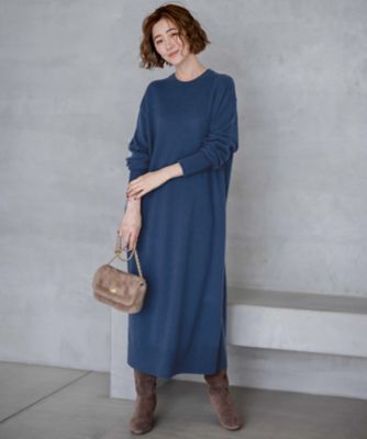 洗える】ウールカシミヤ ニットワンピース（OPWSSW0550