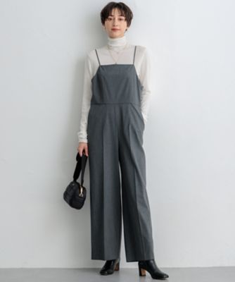 23区 サロペットパンツ サイズ44 ネイビー