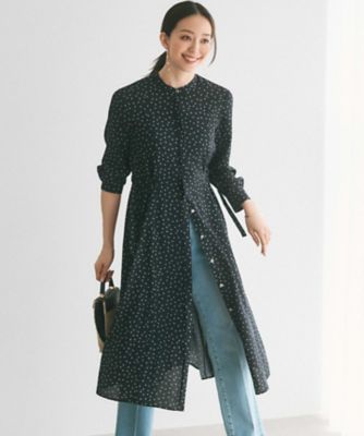 ＜23区 L (Women/大きいサイズ)＞【洗える】バックサテンアムンゼン　タイプリント　ワンピース（ＯＰＷＷＣＭ０３０５）