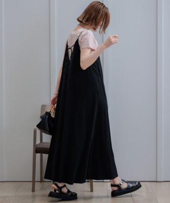 【洗える】リネンレーヨンストレッチ　キャミソール　ワンピース（ＯＰＷＷＣＭ０５１３）