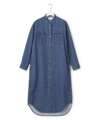 【Ｏｇｇｉ４月号掲載／洗える】２３区ＤＥＮＩＭ　ライトダンガリー　シャツワンピース（ＯＰＷＷＣＳ０２１５）