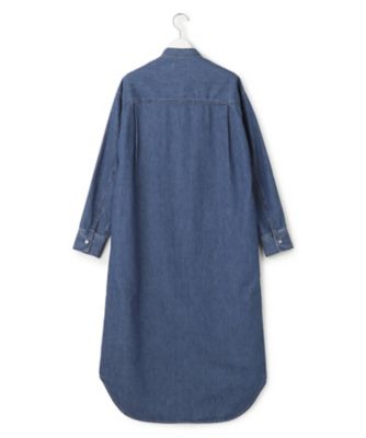 【Ｏｇｇｉ４月号掲載／洗える】２３区ＤＥＮＩＭ　ライトダンガリー　シャツワンピース（ＯＰＷＷＣＳ０２１５）