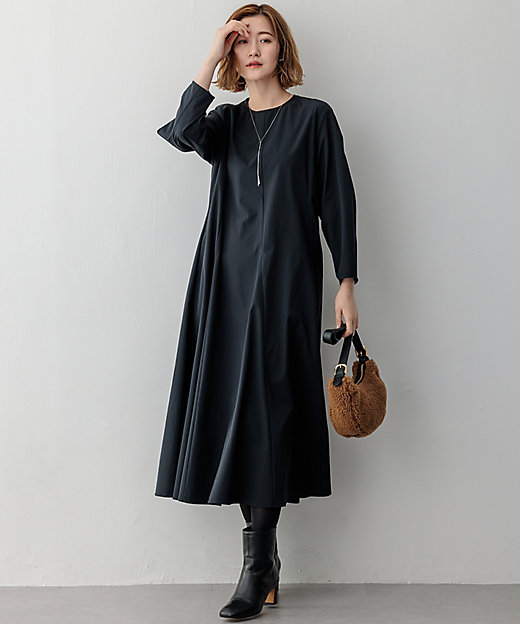 洗える】ストレッチタイプライター ワンピース 洗える】ストレッチタイプライター ワンピース