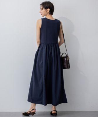 Oggi8月号掲載／洗える】ニットレイヤード ワンピース