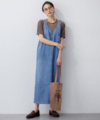 GYDA デニムワンピース サロペット RED CARD TOKYO×23区】デニム サロペット