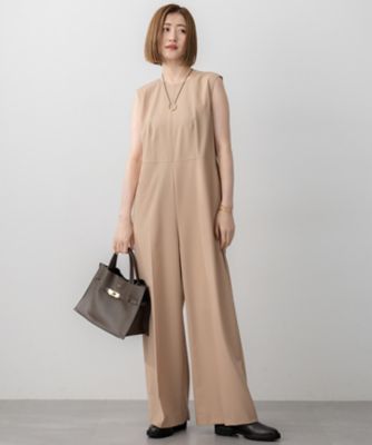 タグ付✨定価2.7万 ノーメント normment リネンフレアオールインワン 2WAY千鳥柄フレアKnit OP(504922133) | リエンダ(rienda) - d