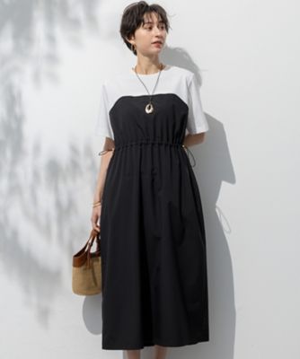 23区 L (Women/大きいサイズ)/ニジュウサンク エル 【撥水加工／洗える】ビスチェデザイン　マルチワンピース（ＯＰＷＷＧＭ０５３７）