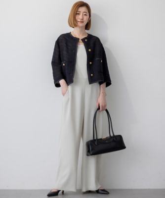 【一部店舗限定／吸水速乾／ＵＶカット／接触冷感／洗える】ストレッチジョーゼット　オールインワン（ＯＰＷＷＧＭ０８６４）