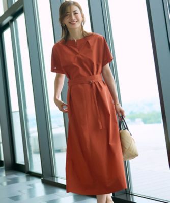 【一部店舗限定／ＵＶカット／洗える】タイプライター　サック風　ワンピース（ＯＰＷＷＧＭ６８７６）