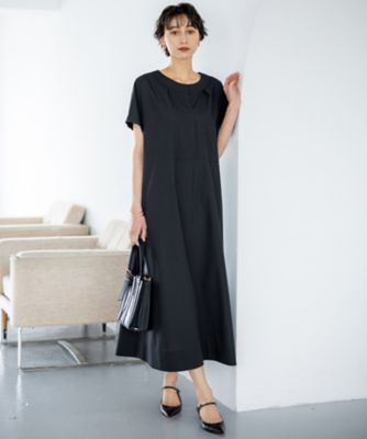 【一部店舗限定／ＵＶカット／洗える】タイプライター　サック風　ワンピース（ＯＰＷＷＧＭ６８７６）
