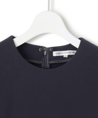【ＶＥＲＹコラボ】トリアセダブルジョーゼット　つけ襟　ボウタイワンピース（ＯＰＷＷＧＳ６２２７）