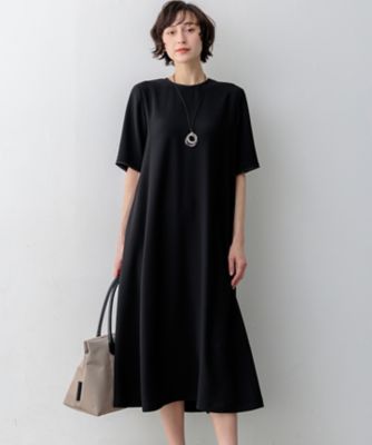 ＜23区 L (Women/大きいサイズ)＞ストレッチジョーゼット　フレアワンピース（ＯＰＷＷＬＭ０４３１）