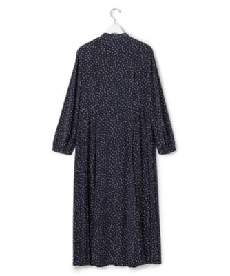 極美品*カタログ掲載 23区*ランダムドット ワンピース*大きいサイズ44 ランダムドットプリント ワンピース（OPWWLS0305） | 23区 L