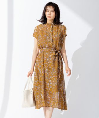 ＜23区 L (Women/大きいサイズ)＞Ｒａｔｔｉ　フラワープリント　ワンピース（ＯＰＷＷＮＡ０１０１）