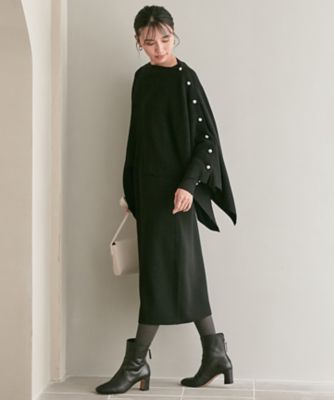 【ＣＬＡＳＳＹ．１月号掲載】ウールブレンド　パール　ニットワンピース（ＯＰＷＷＮＺ０６５０）